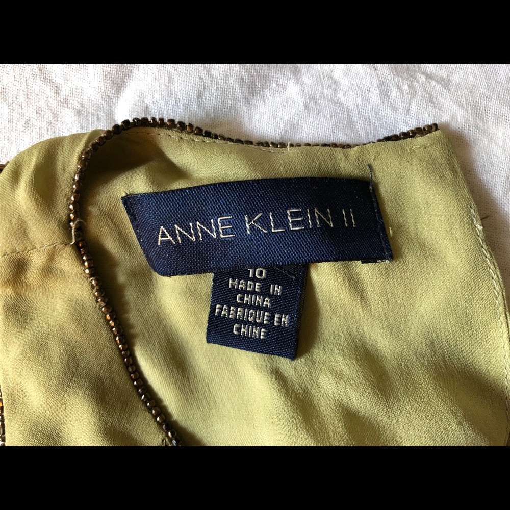 Anne Klein II Silk  Beaded Blouse (10) - Picture 6 of 6